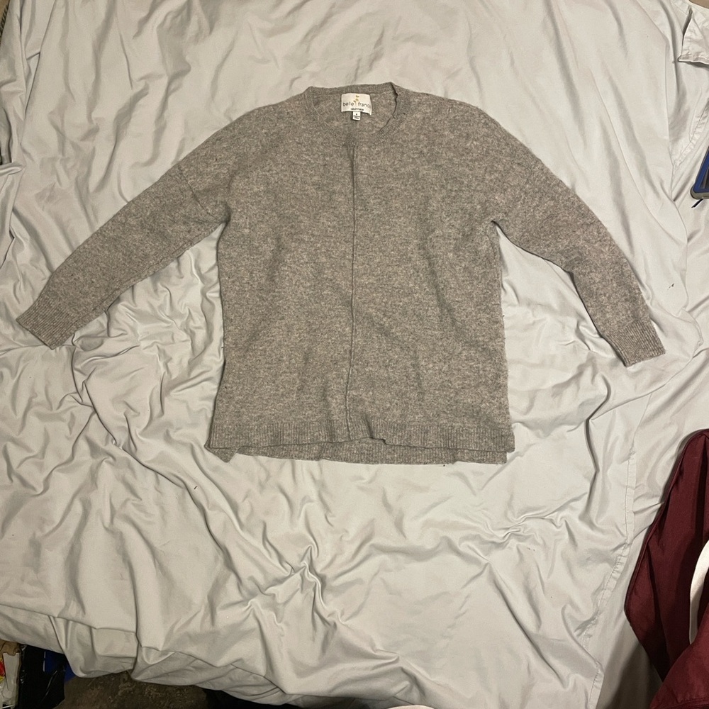 Elegant Gray Women's Cardigan